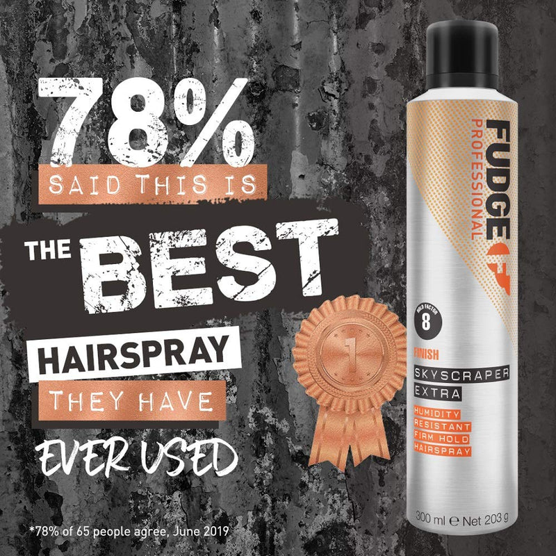 Fudge Professional Hairspray, Skyscraper Firm Hold Hair Spray, For Women, All Day Hold, Weather Proof, Controls Frizz and Flyaways, Easily Brushes Out, 300 ml - NewNest Australia