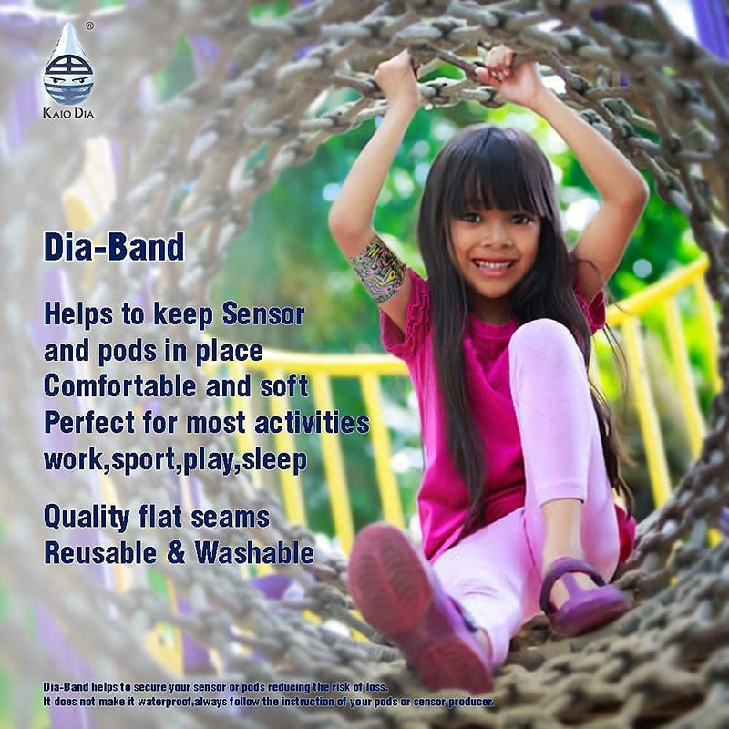 Slide Band Children, Glucose Sensor Protection Bracelet Freestyle Libre, Medtronic, Dexcom Or Omnipod - Comfortable Reusable Diabetic Tape (Junior.S (18-20 Cm) - NewNest Australia
