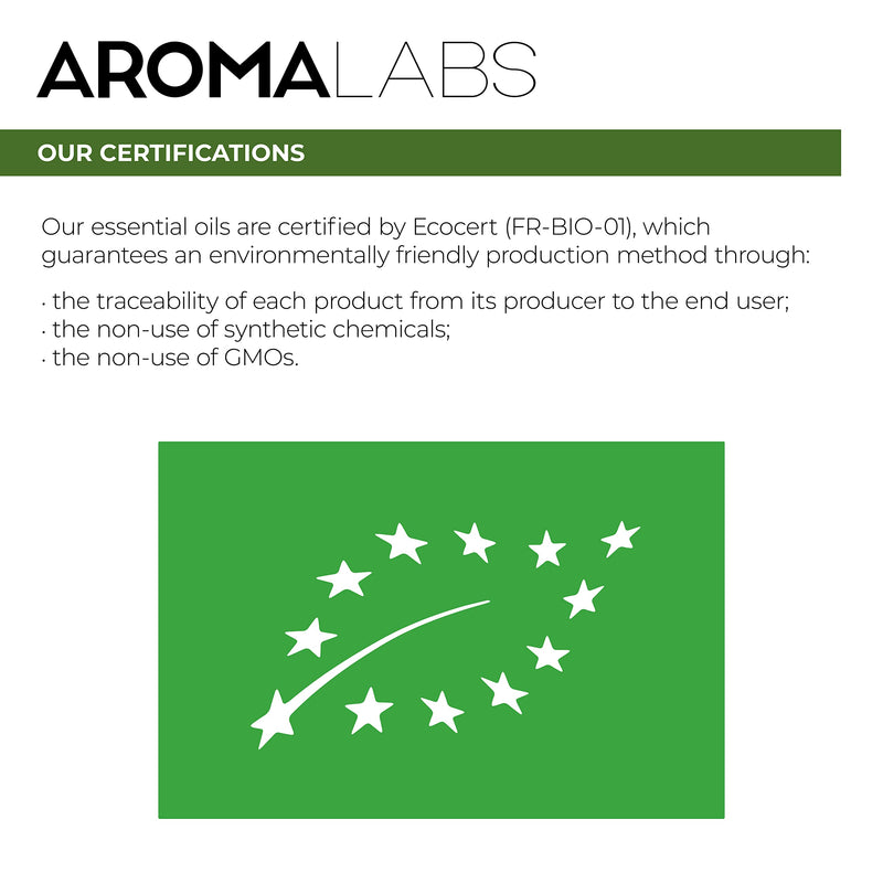 Aroma Labs Organic Clove Essential Oil, 100% Pure, Ecocert Certified Organic - Best Therapeutic Grade Essential Oil, Neutral Clove, 5 ml 5 ml (Pack of 1) - NewNest Australia