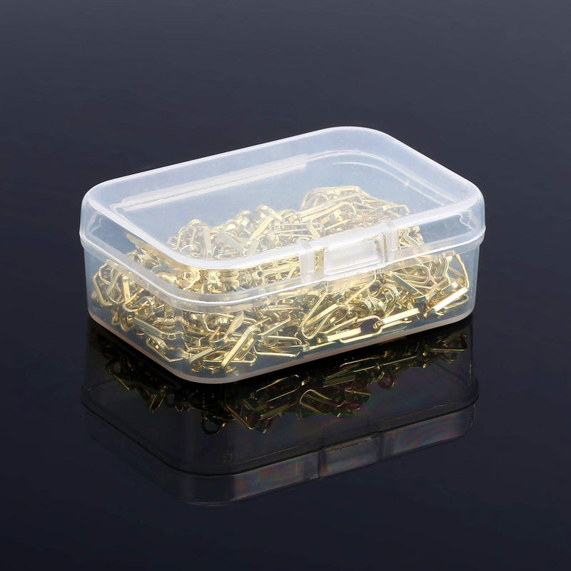 ALEXCRAFT 12 Feet 14K Dainty Gold Plated Brass Paperclip Chain Link Necklace Bulk for Jewelry Making 12 Feet（4x10mm） - NewNest Australia