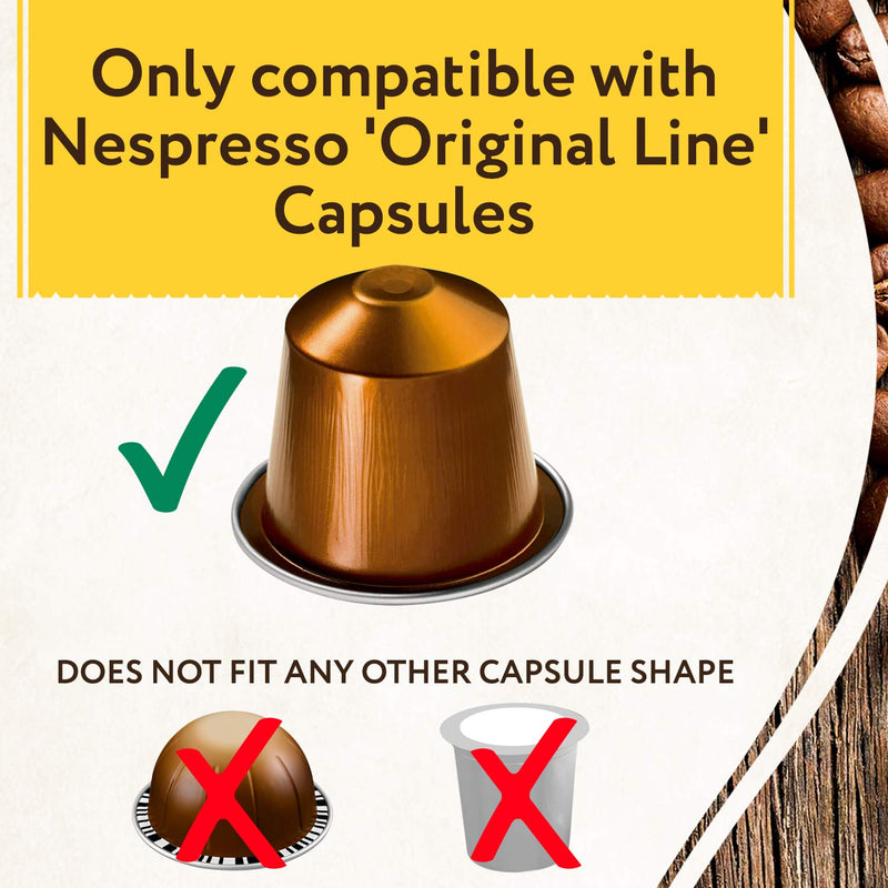 NewNest Australia - Stainless Steel Capsule Holder Compatible with Nespresso Pods, Vertically or Horizontally Mounted on Walls or Under Cabinets, 16"L x 8.6"W (41cm x 22 cm) Nespresso compatible Storage Holds 44 