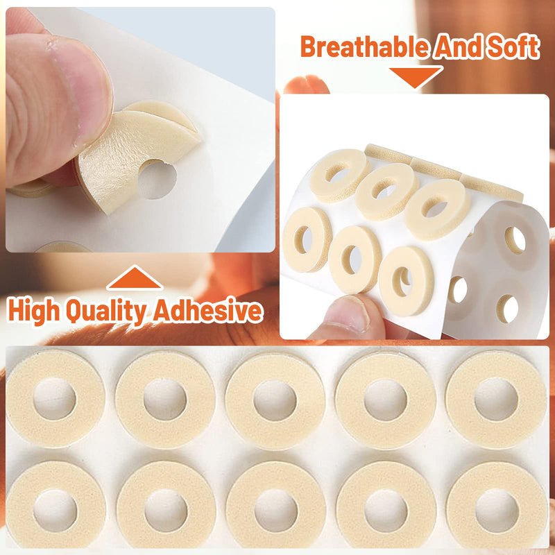 MYMULIKE 60 Pcs Corn Cushions, 4 Models Soft Latex Foam Self Adhesive Callus Pads Corn Pad Anti Friction Reduce Foot and Heel Pain for Toe Callus Anti-Slip 60 Count - NewNest Australia