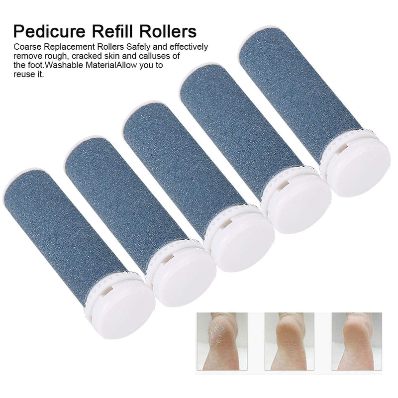 Replacement Rollers, 5pcs Extra Coarse Replacement Rollers For Callus Remover Foot Care Electronic Foot File Replacement Roller Heads Foot Care Tool Hard Skin Remover Refills Callus Remover - NewNest Australia