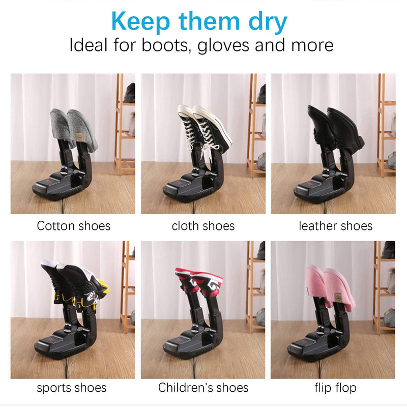 upstartech Shoe Dryer, Electric Boot Dryer Foot Warmer Intelligent Timing Folding Dehumidification Deodorant - NewNest Australia