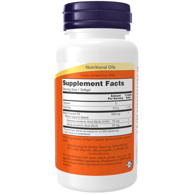 500mg Black Currant Oil 100 Softgels - NewNest Australia