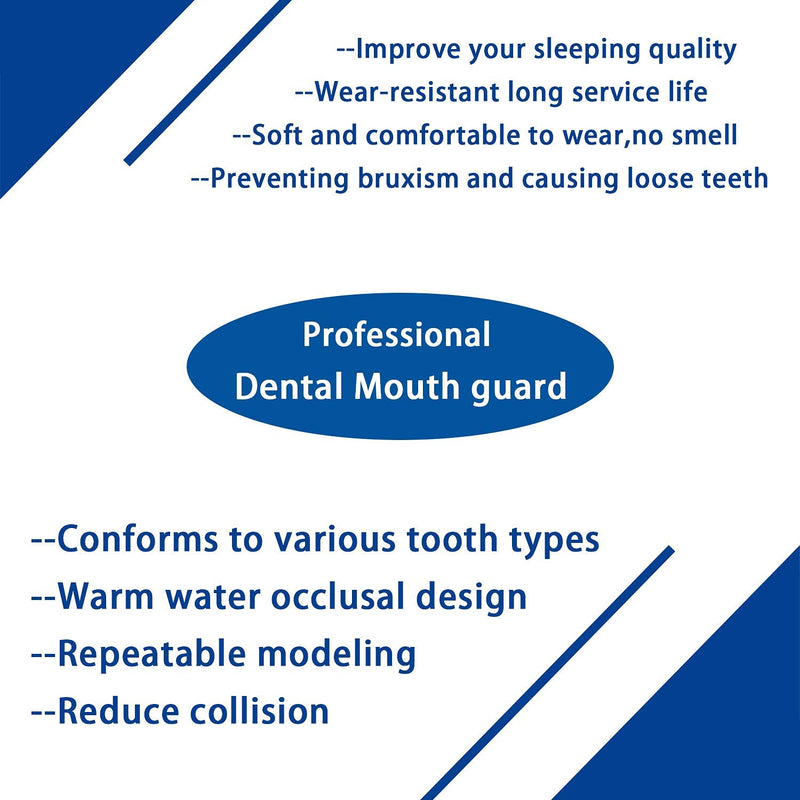 EastermCare Children's Mouth Guard for Teeth Grinding, 4 Pieces Bite Guard + Mouth Guard Case, Eliminates Grinding Bruxism, Teeth Whitening and Sports, Moldable Bite Guard for Children (5-10 Years Old Children) - NewNest Australia