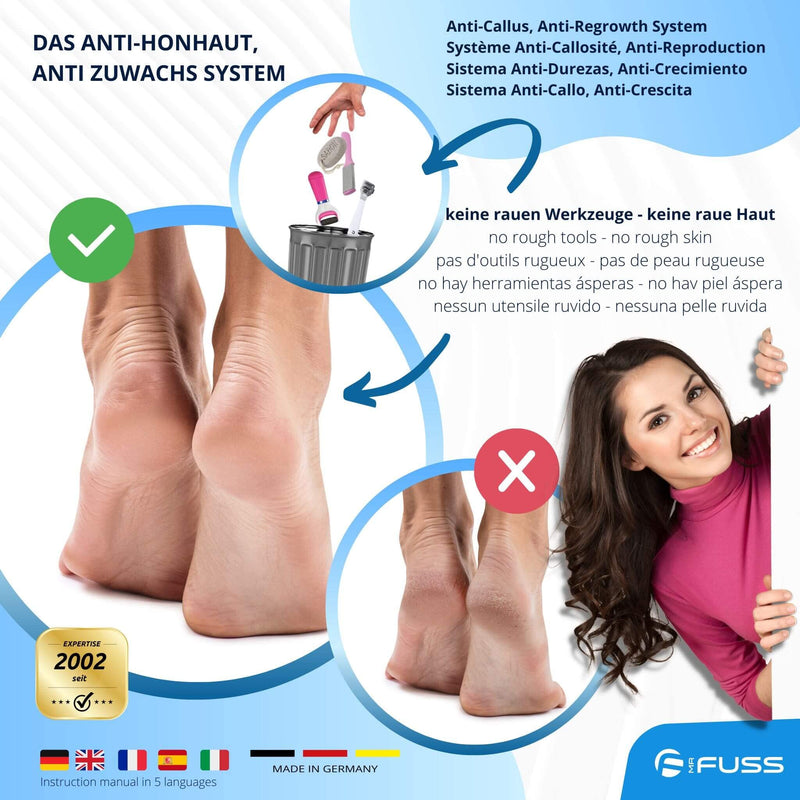 Mr. Fuss® No. 1 - Plus Pack Multi - Small, cuticle callus remover economy package 3 pieces. Active solution, quick & strong emollient - 200 ml, cotton wool, multitool - NewNest Australia