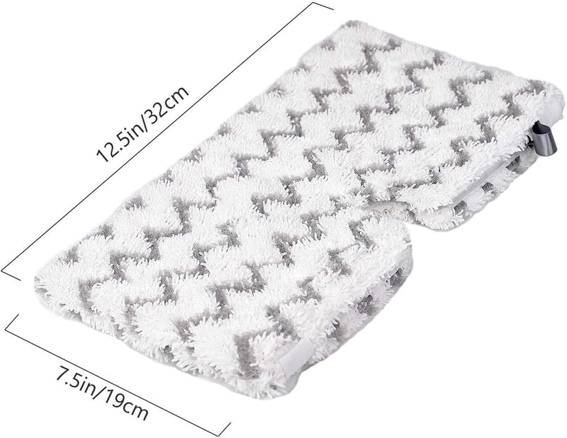 Flammi Steam Scrub Mop Pad Heavy Duty Fit Shark Steam Pocket Mop S3501 S3601 S2901 S2902 S3550 S3801 S3901 SE450 S3601D S3901D for All Hard Floors 2 Gray - NewNest Australia
