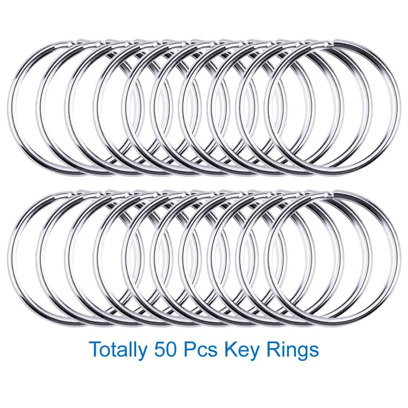 Selizo 150Pcs Swivel Hooks with Key Rings and Tassels Bulk for Keychain Crafts - NewNest Australia