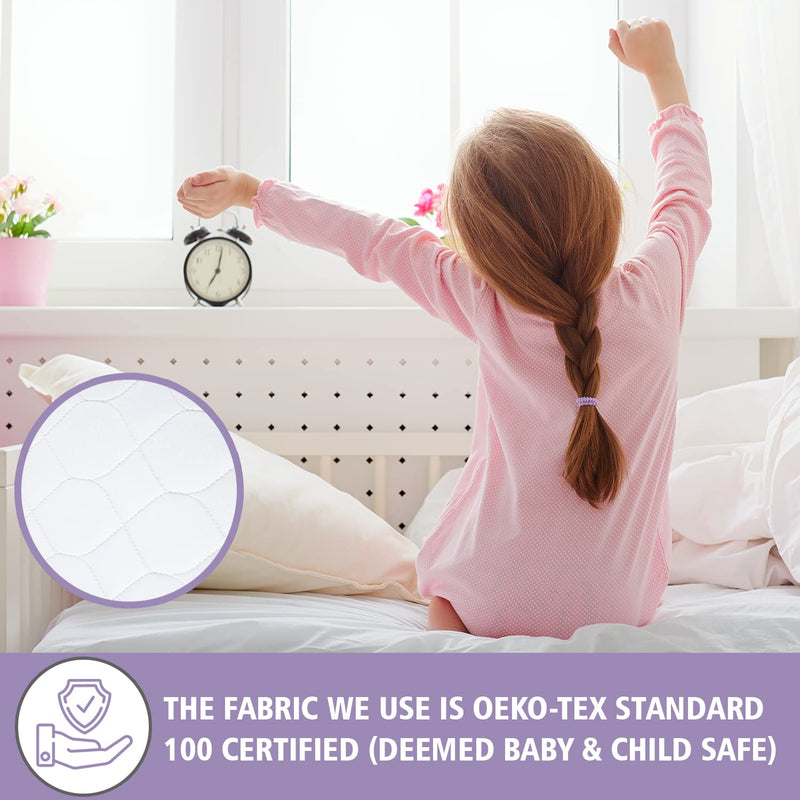 Potty training bed pads for waterproof protection (2 pack) | bed protector is Best for potty training and bed wetting toddlers & children. Absolute Lifesaver for your mattress & sheets | Lynmark kids - NewNest Australia