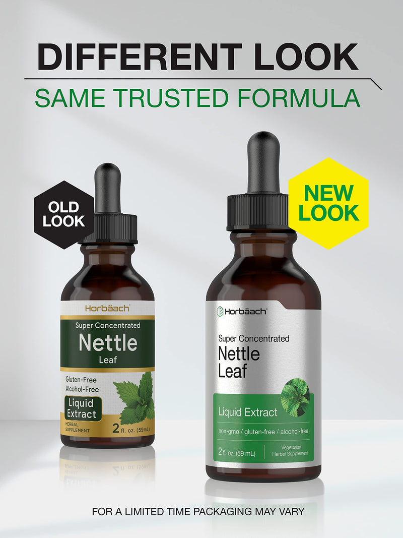 Stinging Nettle Leaf Extract | 2 oz | Alcohol Free Liquid | Vegetarian, Non-GMO, Gluten Free Tincture | by Horbaach - NewNest Australia