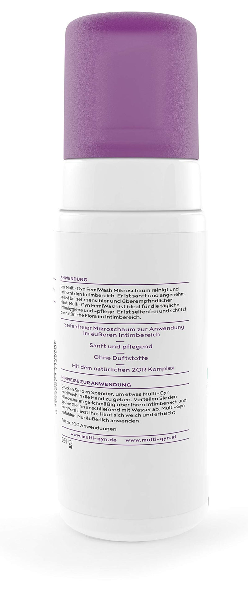 Multi-Gyn Femiwash For Daily Intimate Care For Women To Maintain A Healthy Intimate Area - Intimate Wash Lotion For Women - Soap-Free Microfoam Intimate Wash Lotion - Approximately 100 Uses - 100 Ml - NewNest Australia