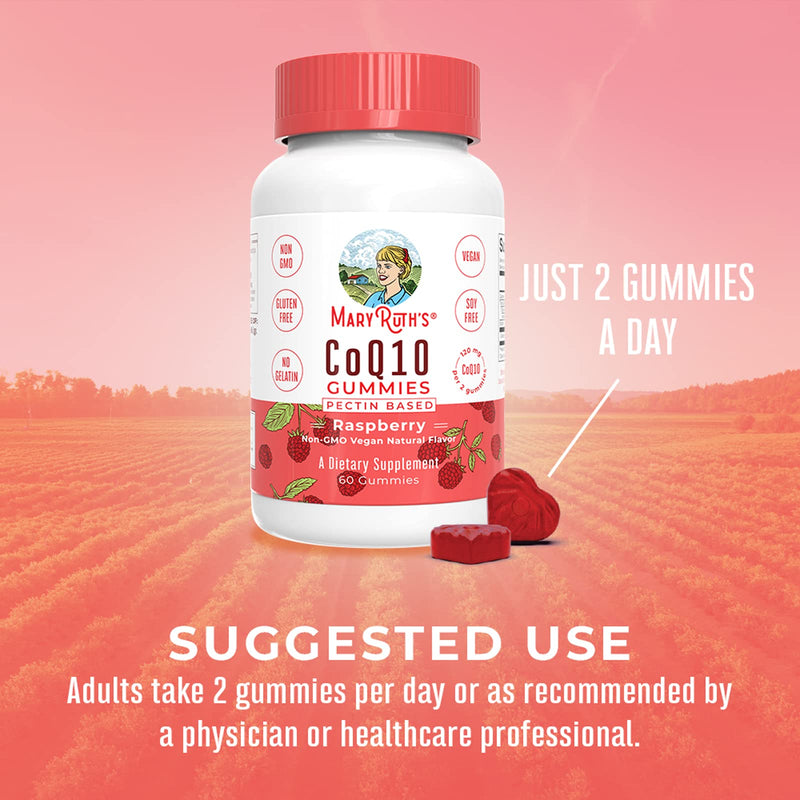 CoQ10 | 1 Month Supply | CoQ10 Gummies | CoQ10 Supplements for Adults & Kids | Gummy Supplements for Heart Health & Cellular Energy | Vegan | Non-GMO | Gluten Free | 60 Count - NewNest Australia