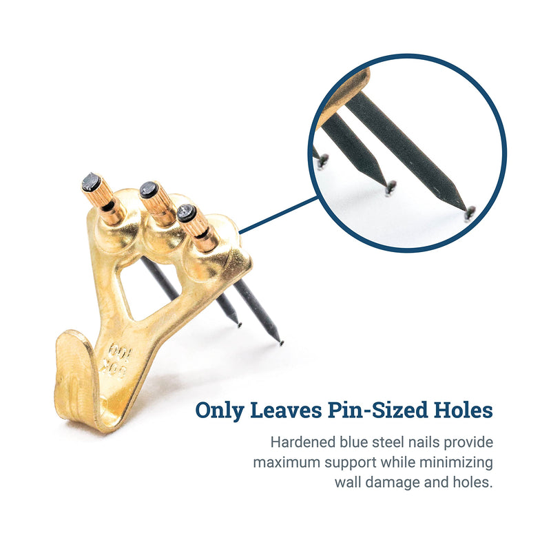 Heavy Duty Picture Hangers 100 lbs - 10 Pack - Plaster Wall Picture Hangers - OOK Picture Hanging Hooks - NewNest Australia
