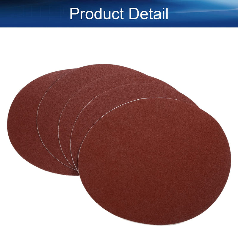 Auniwaig 9-Inch PSA Sanding Disc 100 Grit Aluminum Oxide Self Stick Adhesive Round Shape Sanding Paper NO-Hole for Random Orbital Sander and Belt Disc Sander 10PCS - NewNest Australia