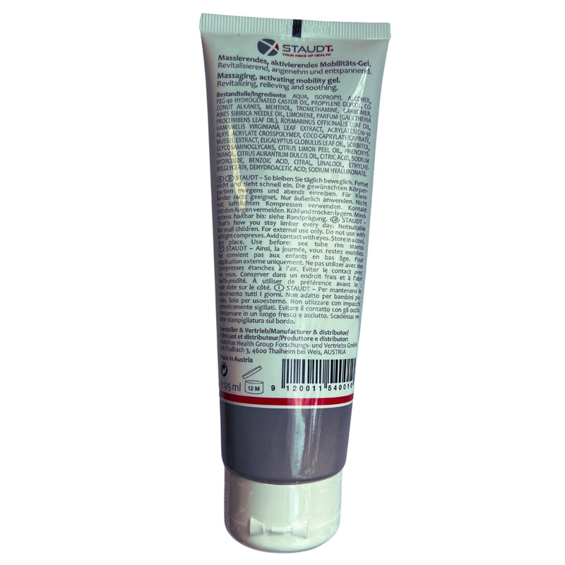STAUDT Gel Tube 125 ml - fragrant ointment made from green-lipped mussel extract and herbal active ingredients (SomniShop Set L 100) - NewNest Australia
