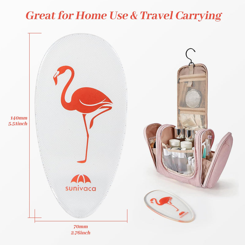 Sunivaca Glass Foot File Callus Remover for Feet, Flamingo Gifts for Women, Feet Scrubber Dead Skin Remover, Professional Pedicure Tools at Home, Heel Scraper for Cracked Heels Heavy Duty - NewNest Australia