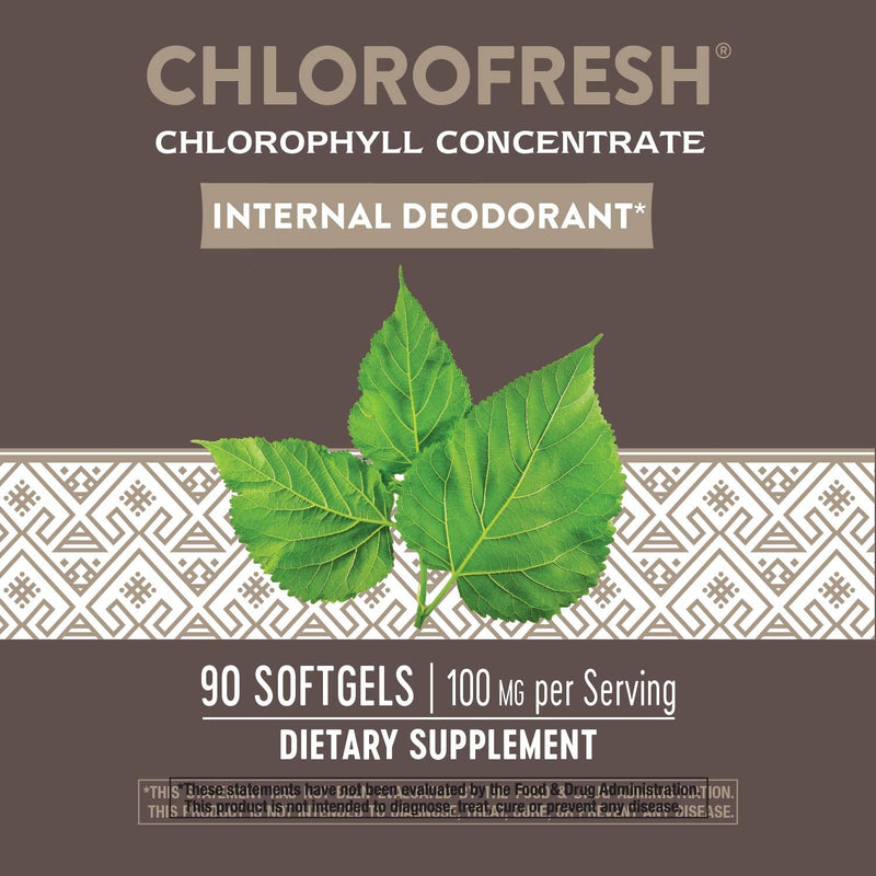 Nature's Way Chlorofresh; Internal Deodorant*; chlorophyll concentrate; 90 softgels - NewNest Australia