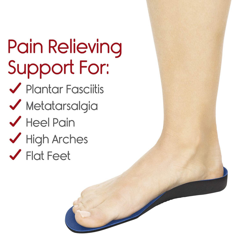 Envelop Full Length Orthotic Insoles - Foot Comfort for Men and Women - Shoe Insert for Plantar Fasciitis Pain Relief US Men's (11.5 - 13.5) Women's (13 - 15) US Men's (11.5 - 13.5) Women's (13 - 15) - NewNest Australia