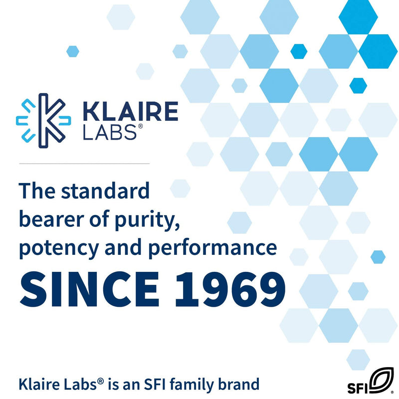 Klaire Labs Lithium Orotate 4.8 mg - May Help Balance Mood - Bioavailable Lithium Orotate Supplement - Trace Minerals Promote Focus, Memory, Cognitive & Mood Support (120 Vegetarian Capsules) - NewNest Australia