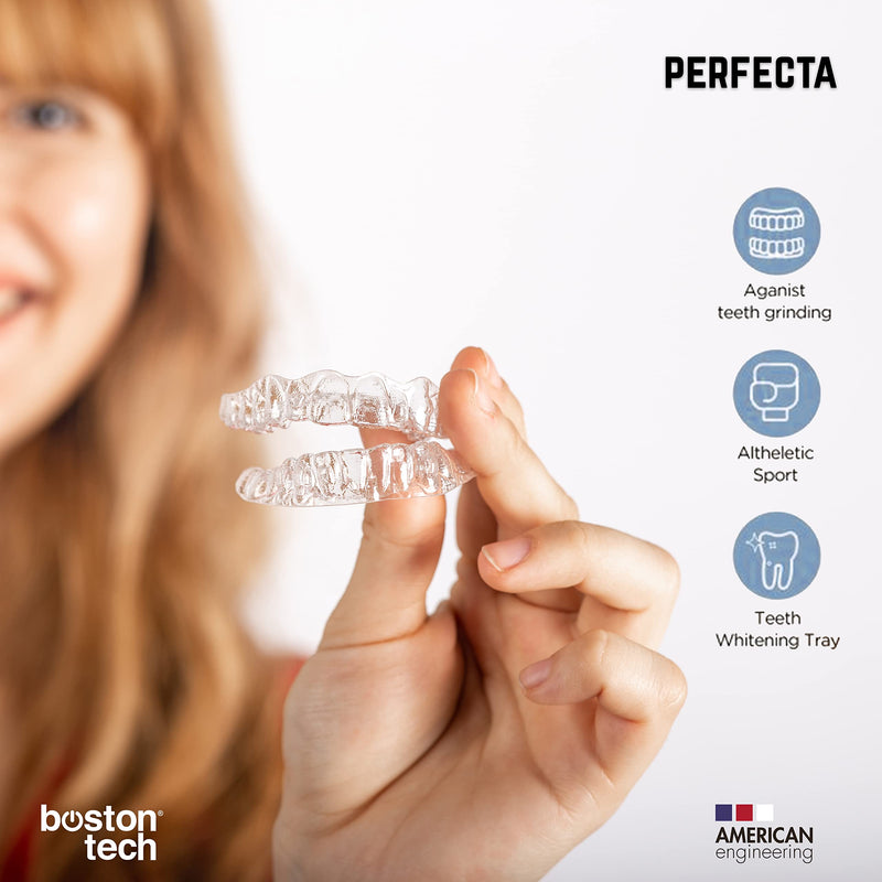 PERFECTA 10 dental splints, moldable night protectors for teeth, for bruxism and temporomandibular joint disorders, without BPA, case included - NewNest Australia