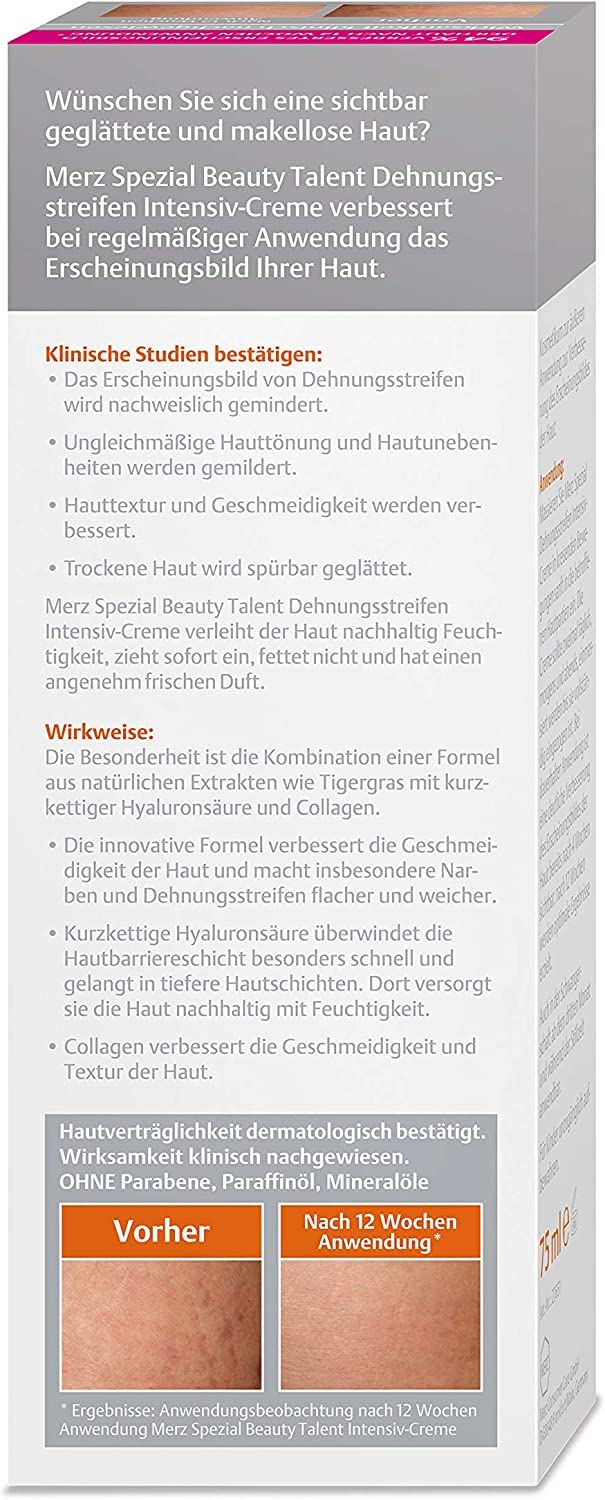 Merz Spezial Stretch Marks Intensive Cream - Special intensive care to reduce stretch marks - improves the appearance of the skin - 1 x 75 ml - NewNest Australia