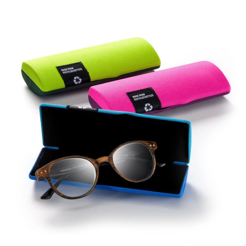 FEFI - Hardcase glasses case with fabric cover made from recycled PET bottles pink - NewNest Australia