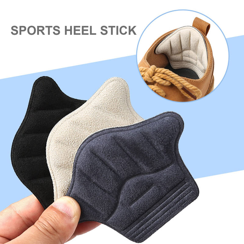 Tshaoun 6 Pairs Of Heel Grips, Shoe Insoles High Heel Pads Protectors Insoles, For Shoes Too Large Self-Adhesive Shoe Pads For Men And Women, Non-Slip Heel Cushions, Heel Pads (6 Pairs) - NewNest Australia