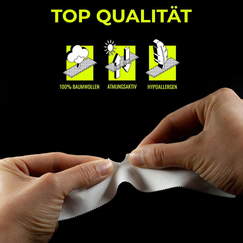 Kalahari 1 X Roll Of Sports Tape White 3.8 Cm X 13.7 M - Self-Adhesive Sports Tape With Zigzag Edge - Tape Bandage Finger Taping, Climbing, Crossfit And For All Sports - Non-Elastic 100% Cotton - NewNest Australia