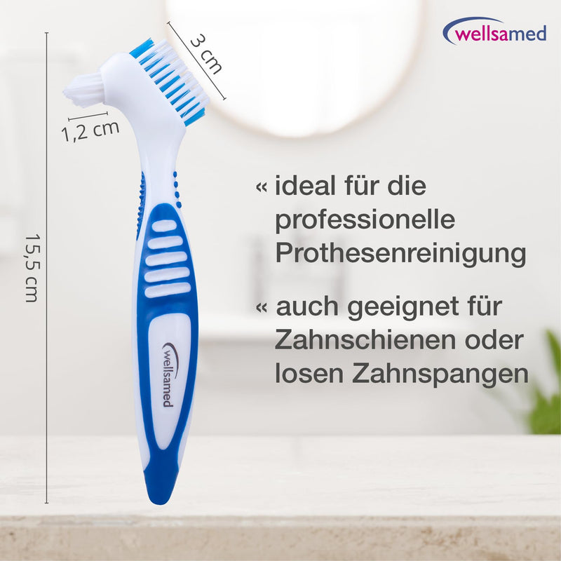 Wellsamed economy set with denture brush and COREGA Purfrisch cleaning foam for the third teeth (plastic) plastic - NewNest Australia