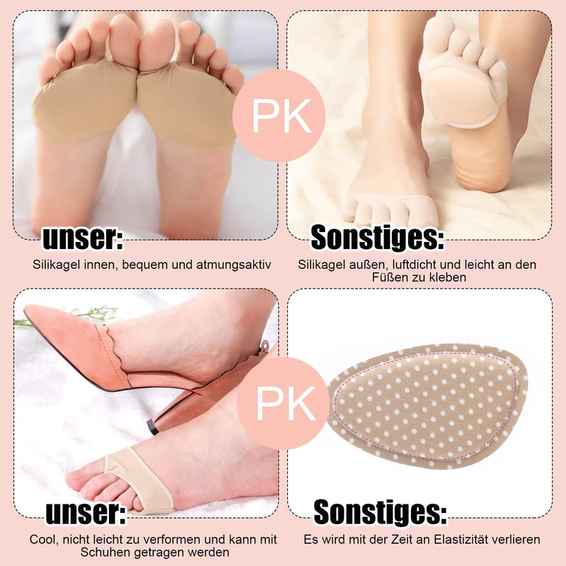 Pairs Metatarsal Pad Foot Pads Forefoot Pads Soft Ball of the Foot Cushions Forefoot Pads Bunion Cushions Soft Metatarsal Pads Fabric Forefoot Pads Metatarsal Pads (2 Black 2 Flesh) 2 Black 2 Flesh - NewNest Australia