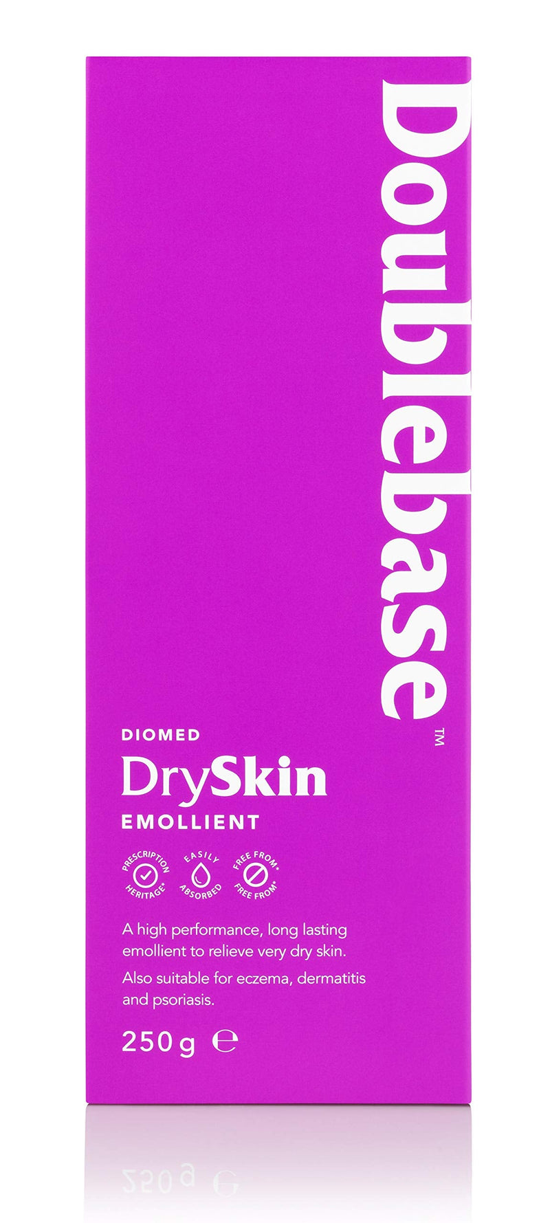 Doublebase Diomed Dry Skin Emollient. Clinically Proven Moisturiser for Eczema, Psoriasis and Dermatitis Treatment. Body Cream for Dry Skin Relief, 250g Pump Pack 250 g (Pack of 1) - NewNest Australia