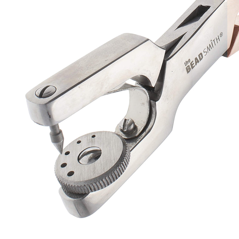 The Beadsmith Leather Rotary Hand-Sewing Leather Punch Tool, 5 Different-Size Holes, Jewelry-Making Supplies and Leather Working Tools. - NewNest Australia
