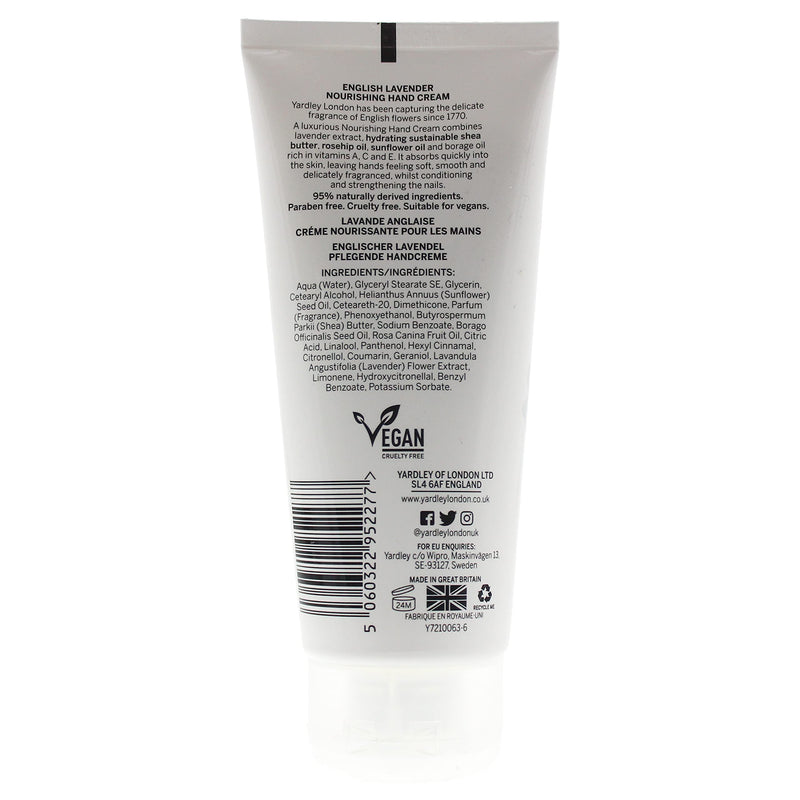 Yardley Of London English Lavender Nourishing Hand Cream for her 100ml - NewNest Australia