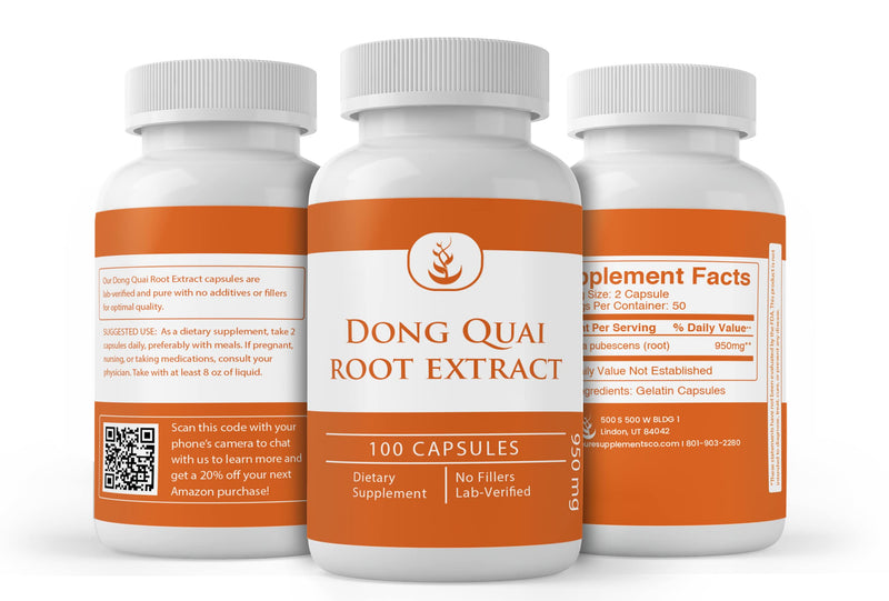 Pure Original Ingredients Dong Quai Root Extract, (100 Capsules) Always Pure, No Additives Or Fillers, Lab Verified 100 Count (Pack of 1) - NewNest Australia