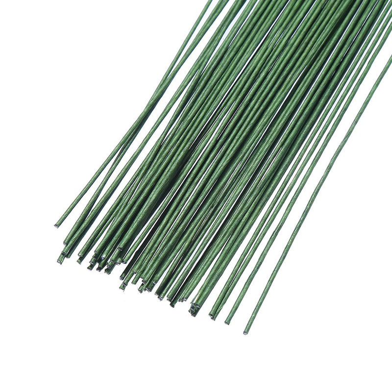 DECORA 18 Gauge Green Floral Stem Wire for Artificial Flower Making 16 inch,50/Package - NewNest Australia