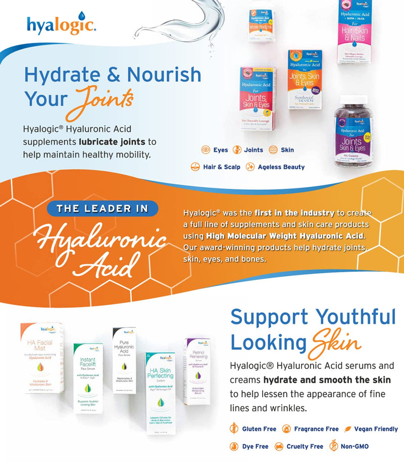 Hyalogic Hydrating Lip Plumping Balm w/Hyaluronic Acid | Dry Lips | Natural Moisturizing Lip Balm | Gluten & Fragrance Free, Unflavored (0.15oz) 4.25g 0.15 Ounce (Pack of 1) - NewNest Australia