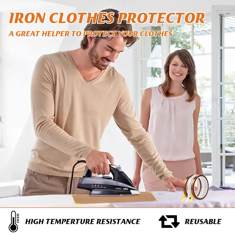 HTVRONT Teflon Sheets for Heat Press - 3 Packs 12" x 16" Teflon Sheets with 3 Rolls 10mm x 33m Heat Tape for Sublimation Non-Stick Teflon Sheet Heat Resistant (Brown) BROWN - NewNest Australia
