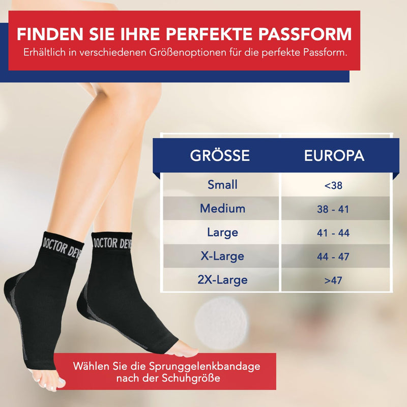 Doctor Developed Copper Infused Foot Compression Sleeves/Plantar Fasciitis Socks [Pair] And A Manual Written By A Doctor [English Language Not Guaranteed] M Black - NewNest Australia
