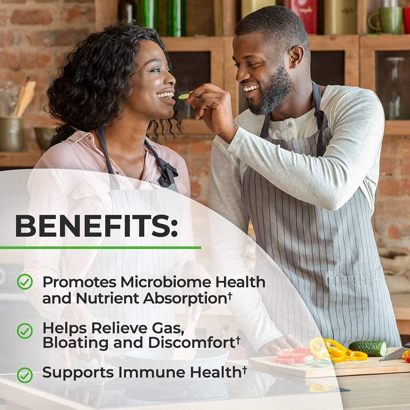 Probiotic 40 Billion CFU - Probiotics for Women & Men - Lactobacillus Acidophilus & Prebiotics - Digestive Health Capsules - Targeted Release Technology - Shelf Stable Supplement Non-GMO - 60 Count - NewNest Australia