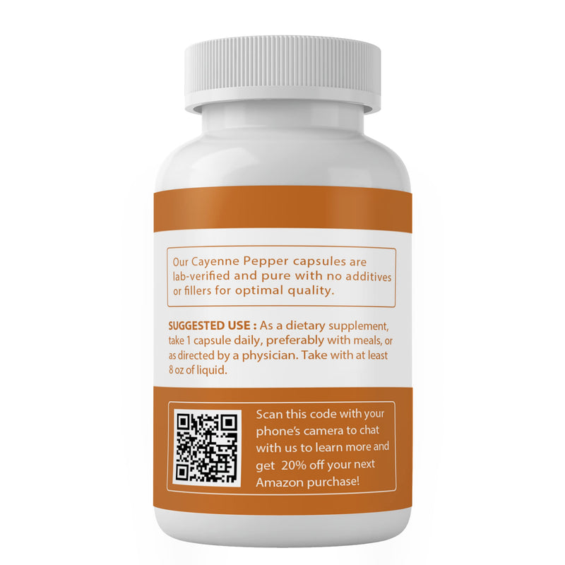 Pure Original Ingredients Cayenne Pepper, (100 Capsules) Always Pure, No Additives Or Fillers, Lab Verified 100 Count (Pack of 1) - NewNest Australia