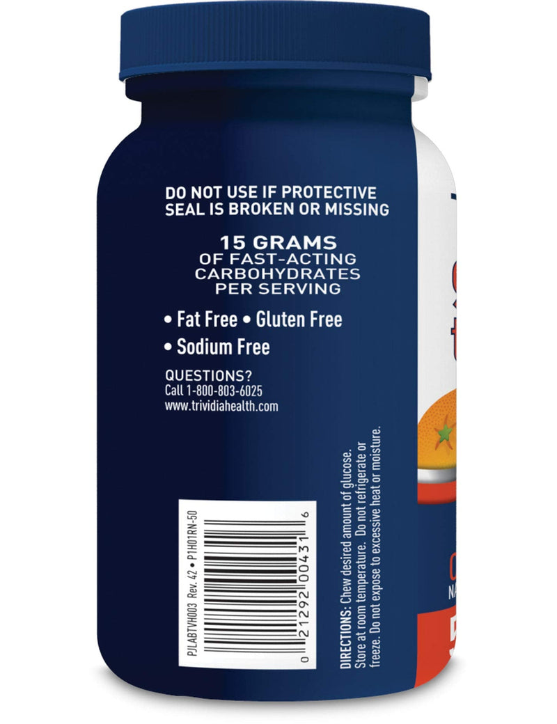 TRUEplus® Glucose Tablets, Orange - 50ct 50 Count (Pack of 1) - NewNest Australia