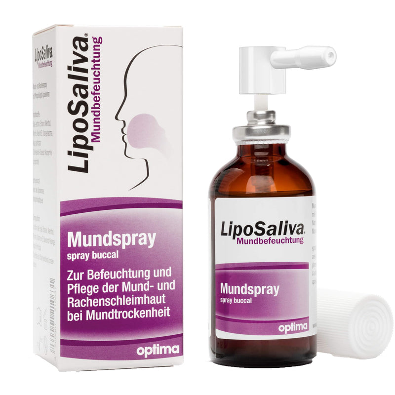 LipoSaliva mouth moistening, mouth spray for moistening and caring for the oral mucosa in case of dry mouth, 50 ml solution - NewNest Australia