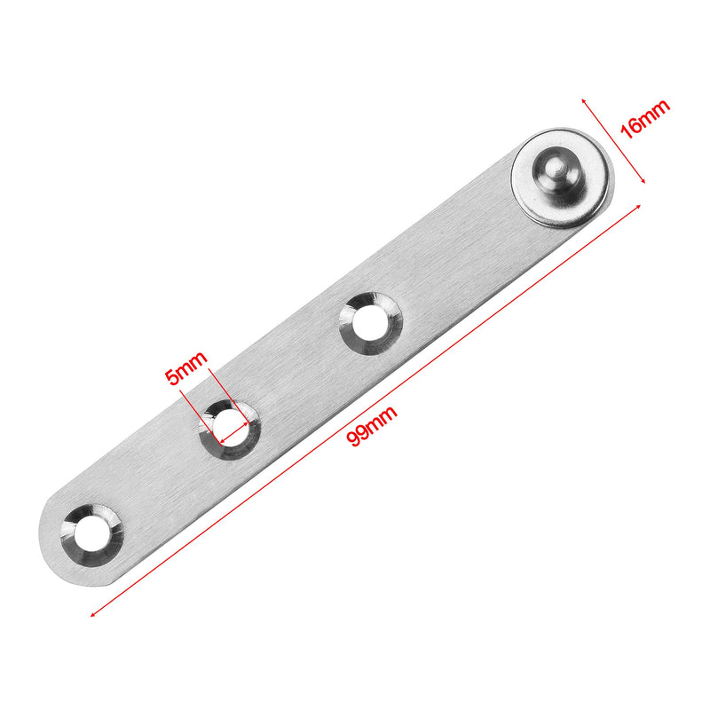 Bluecell 4 Sets 360 Degree 4 Inches Stainless Steel Door Pivot Hinge with Screws (4IN) 4IN - NewNest Australia