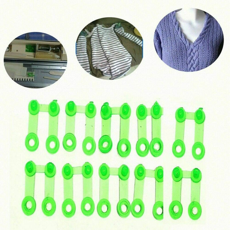 FASTROHY 10Pcs Plastic Yellow Snap Clip Punch Card for Brother Knitting Machine Tool - NewNest Australia