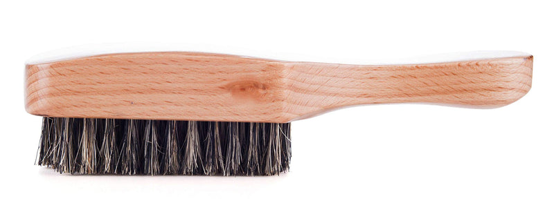 Kobe Professional Light Wood Club Brush - Ideal Men's Hair Brush, ideal for hair or beard, with boar bristles and a light natural wood construction. At 15cm length can be easily stored. - NewNest Australia