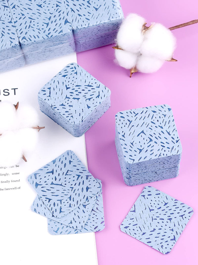 EBANKU 1000 PCS Blue Lint Free Wipes for Nails, Wipes for Eyelash Extensions Supplies Non-Woven Fabric Eyelash Glue Wipes Pads for Eyelash Glue Bottle and Nail Polish Wiping - NewNest Australia