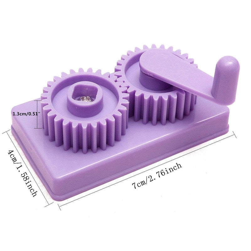 Cuziss Purple Hand-Operated Quilling Crimper, Paper Slip Wave Shape Making Tool DIY Making Tool, Quilling Tool with Little Storage Case - NewNest Australia