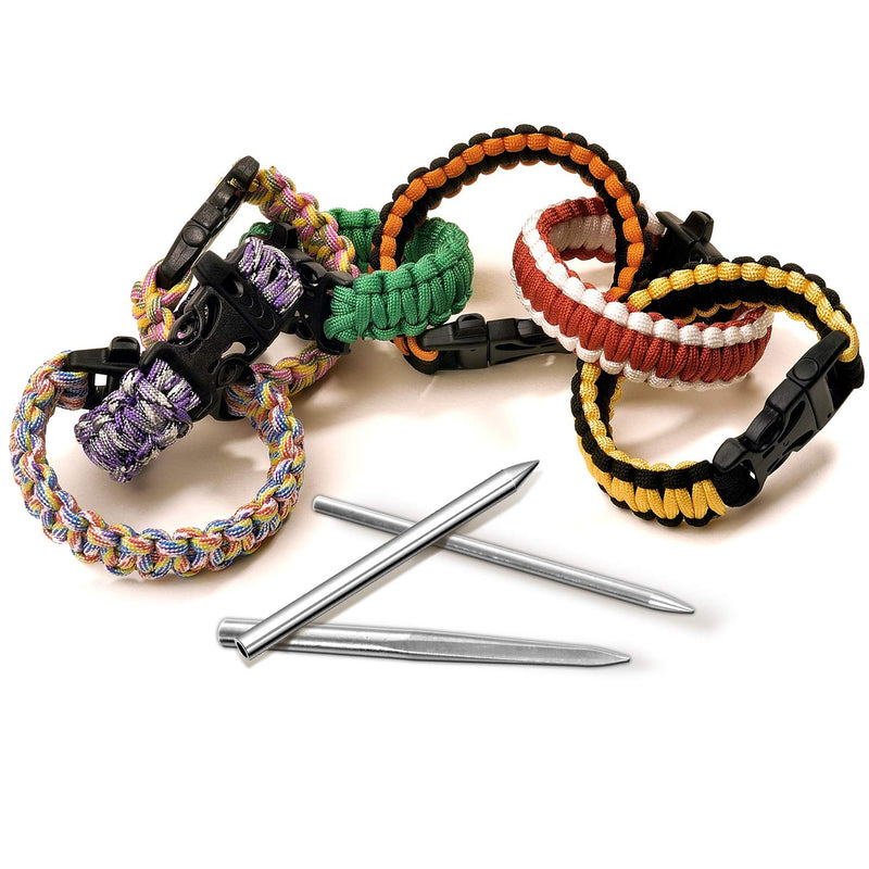 6 Pieces Paracord Stitching Set Paracord FID Lacing Stitching Needles Paracord Smoothing Tool, 6 Sizes and Silvery - NewNest Australia