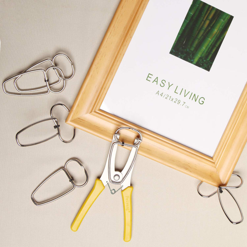 Feiyang Miter Spring Clamps Kit for Woodworking,Picture Frames,Wood Trim,Moldings 8 Clamps / 1 Pliers /Old edition - NewNest Australia